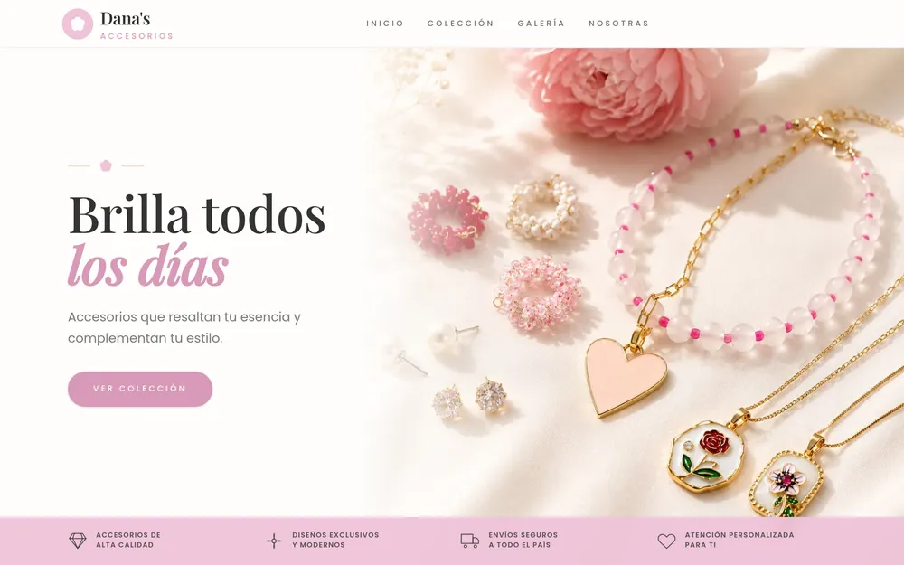 Dana's Accesorios — sitio web