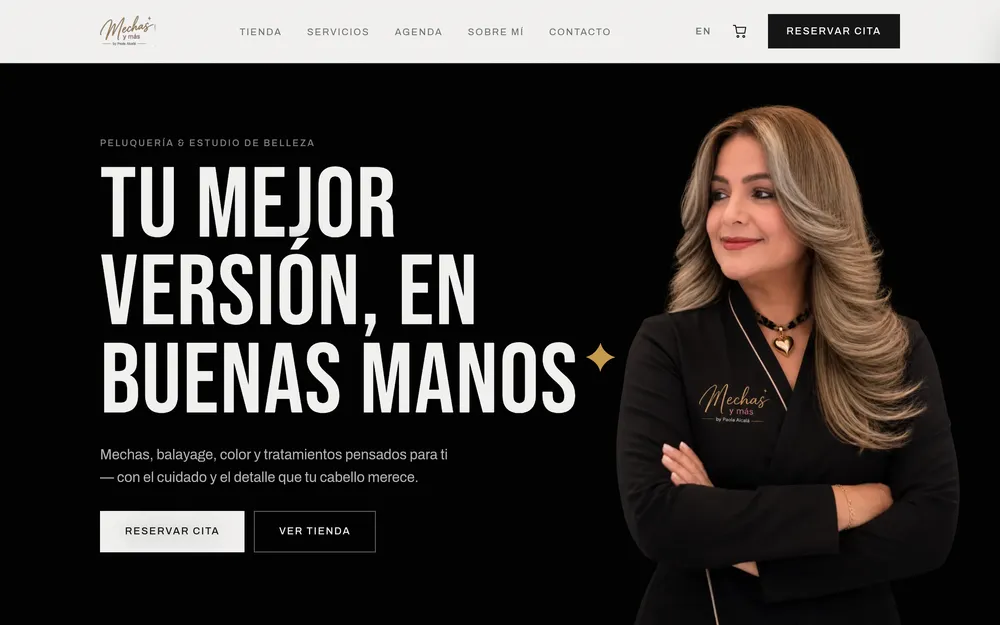 Mechas y más — sitio web
